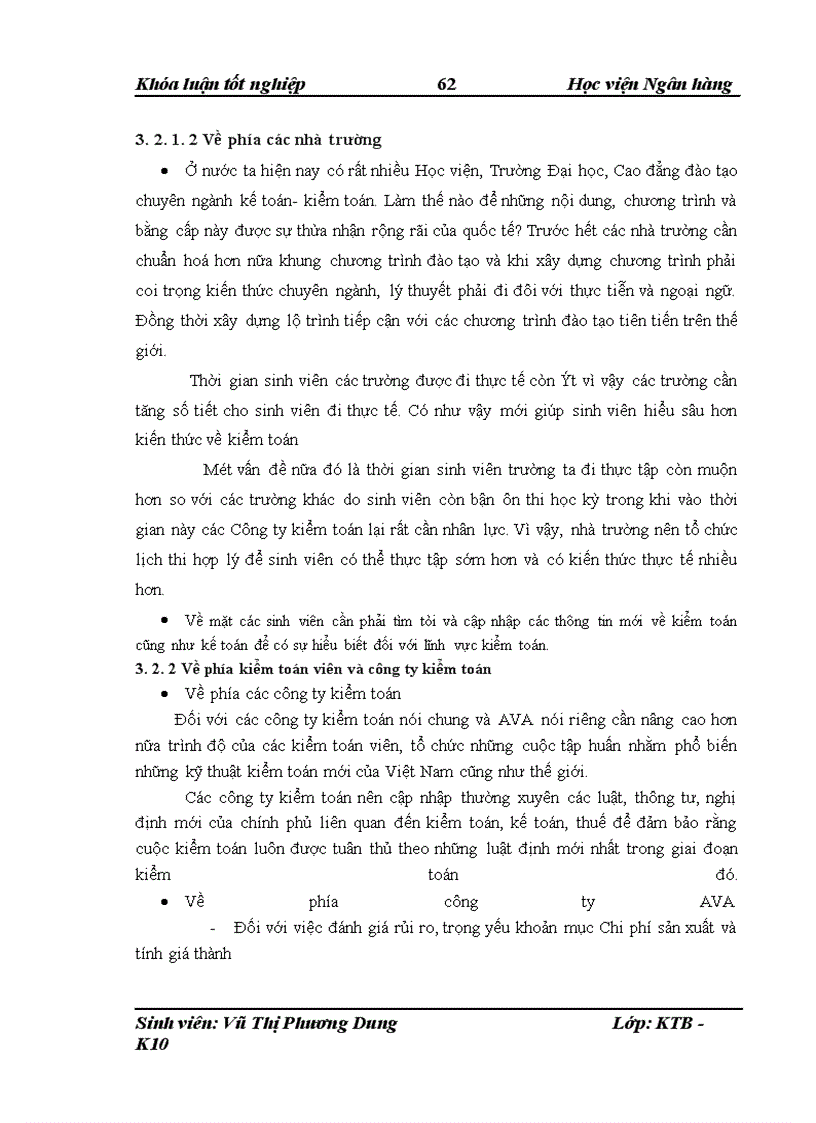 image for page Hoàn thiện quy trình kiểm toán khoản mục Chi phí sản xuất và tính giá thành trong kiểm toán Báo cáo tài chính tại công ty TNHH Tư vấn kế toán và kiểm toán Việt Nam AVA