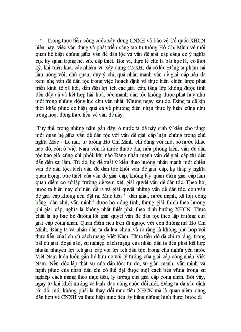 image for page Biện chứng giữa vấn đề dân tộc và giai cấp trong tư tưởng Hồ Chí Minh