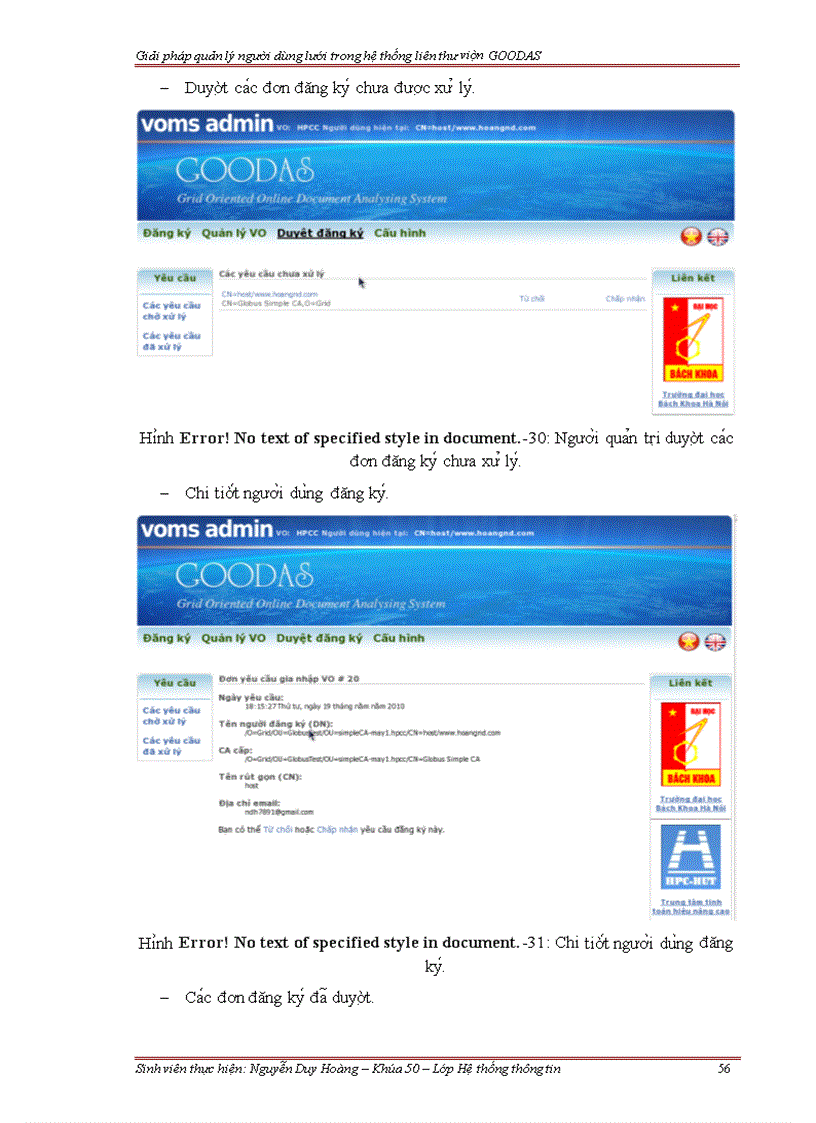 image for page Ứng dụng tổ chức ảo xây dựng hệ thống quản lý người dùng lưới cho Hệ thống tìm kiếm và so khớp tài liệu điện tử liên trường đại học GOODAS