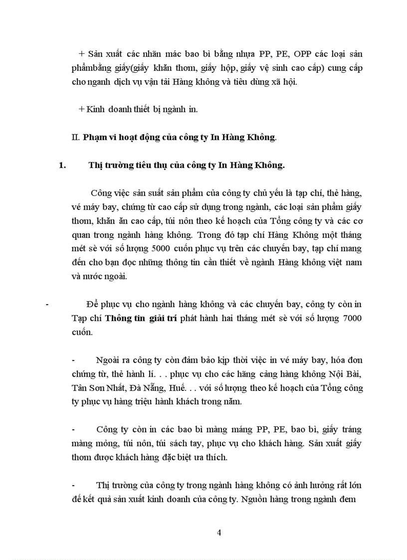 image for page Thực trạng sản xuất kinh doanhcủa Công ty In Hàng Không.
