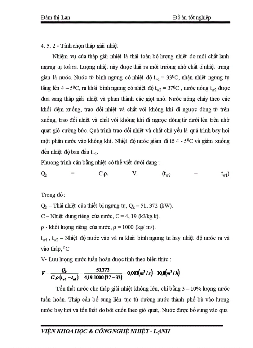 image for page Thiết kế hệ thống lạnh phục vụ dây chuyền sản xuất sữa chua với công xuất 10.000 (Kg/ngày)“.