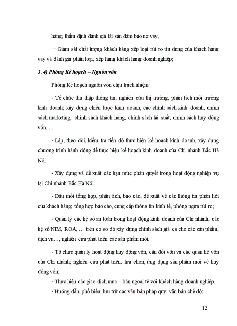 image for page Tình hình hoạt động kinh doanh của Chi nhánh Ngân hàng Đầu tư và Phát triển Bắc Hà Nội một số năm gần đây.