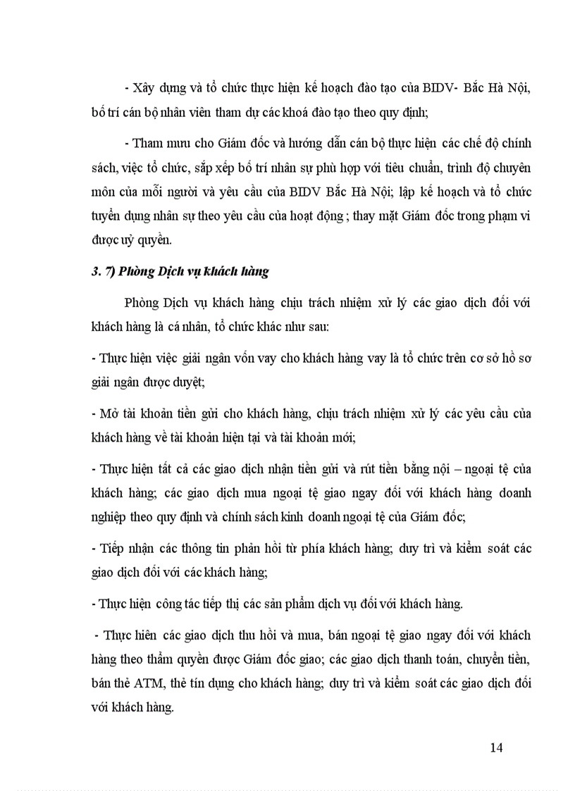 image for page Tình hình hoạt động kinh doanh của Chi nhánh Ngân hàng Đầu tư và Phát triển Bắc Hà Nội một số năm gần đây.