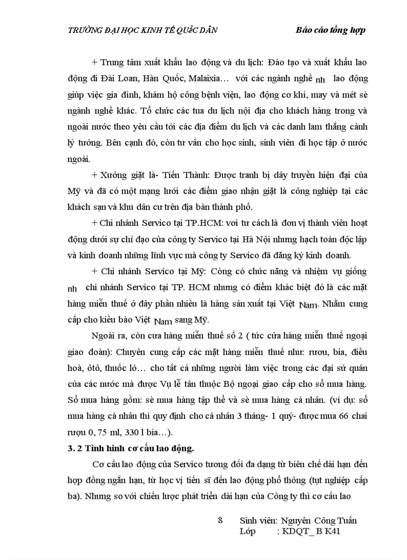 image for page Hoạt động kinh doanh của servico Hà Nội trong những năm vừa qua