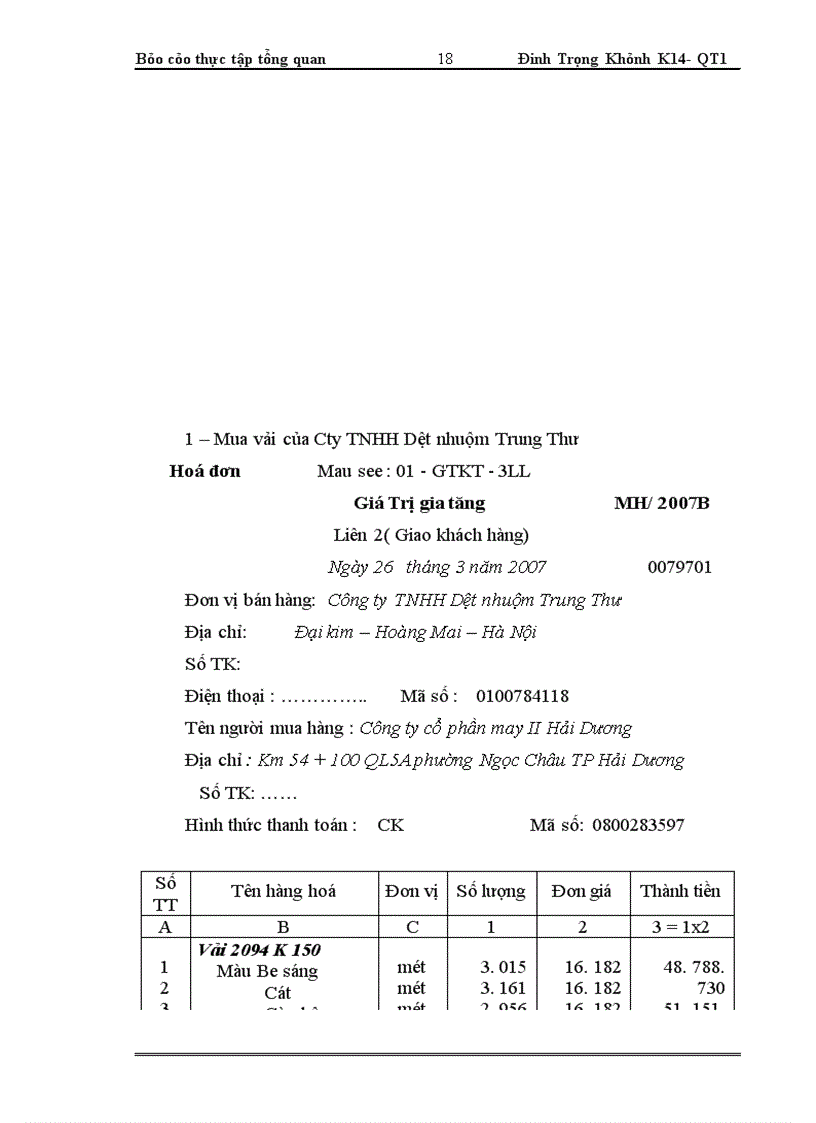 image for page Tổng quan về công ty cổ phần May II Hải Dương
