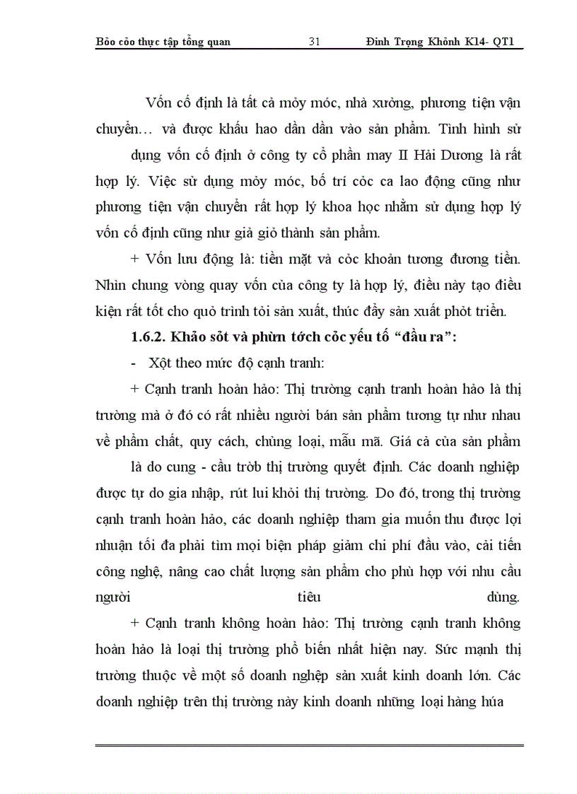 image for page Tổng quan về công ty cổ phần May II Hải Dương
