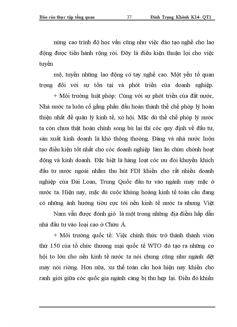image for page Tổng quan về công ty cổ phần May II Hải Dương