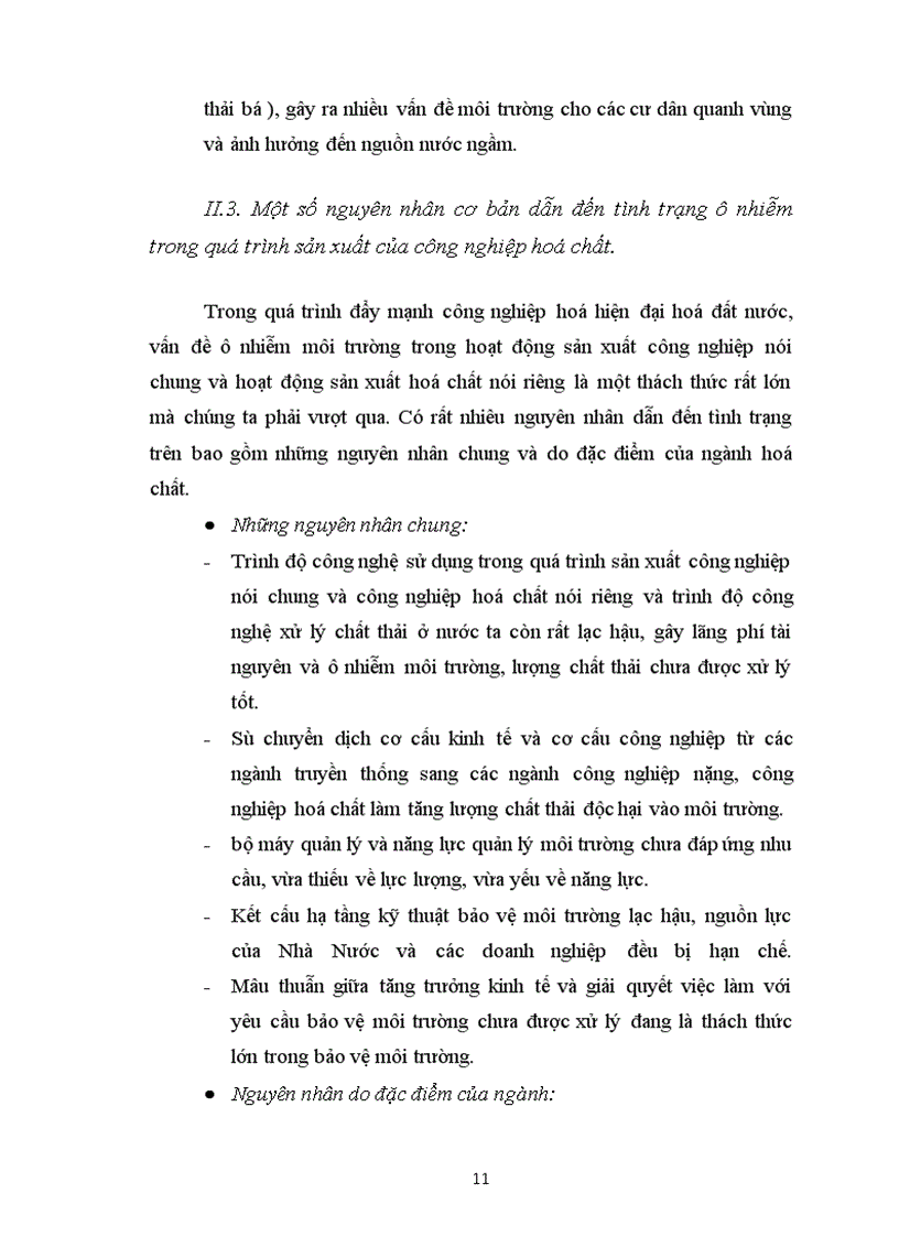 image for page Ônhiễm môi trường trong quá trình sản xuất của công nghiệp hoá chất ở Việt Nam
