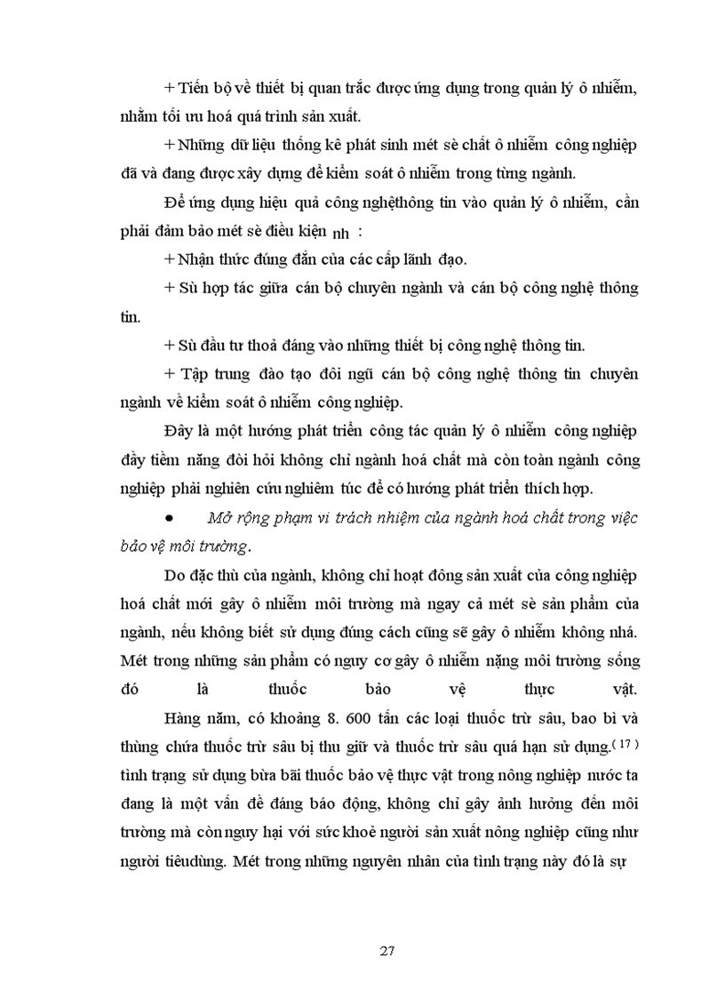 image for page Ônhiễm môi trường trong quá trình sản xuất của công nghiệp hoá chất ở Việt Nam