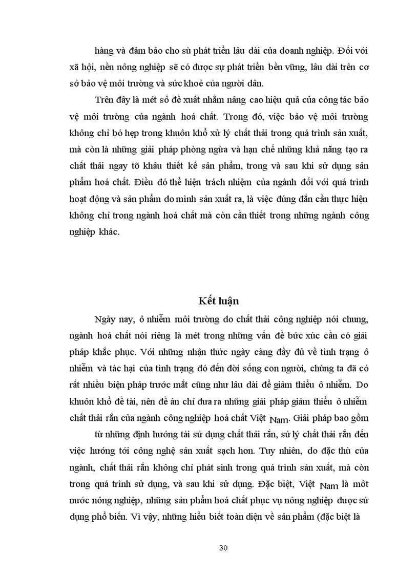 image for page Ônhiễm môi trường trong quá trình sản xuất của công nghiệp hoá chất ở Việt Nam