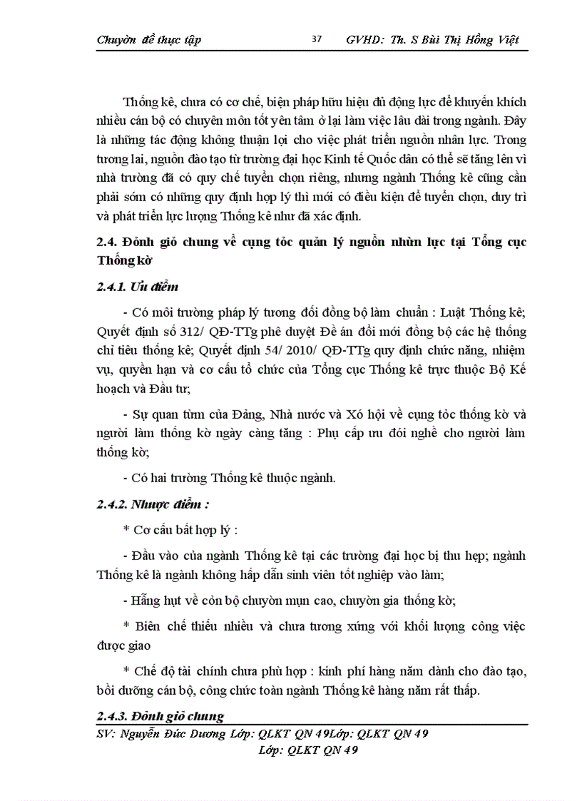 image for page Thực trạng công tác quản lý nguồn nhân lực tại Tổng cục thống kê