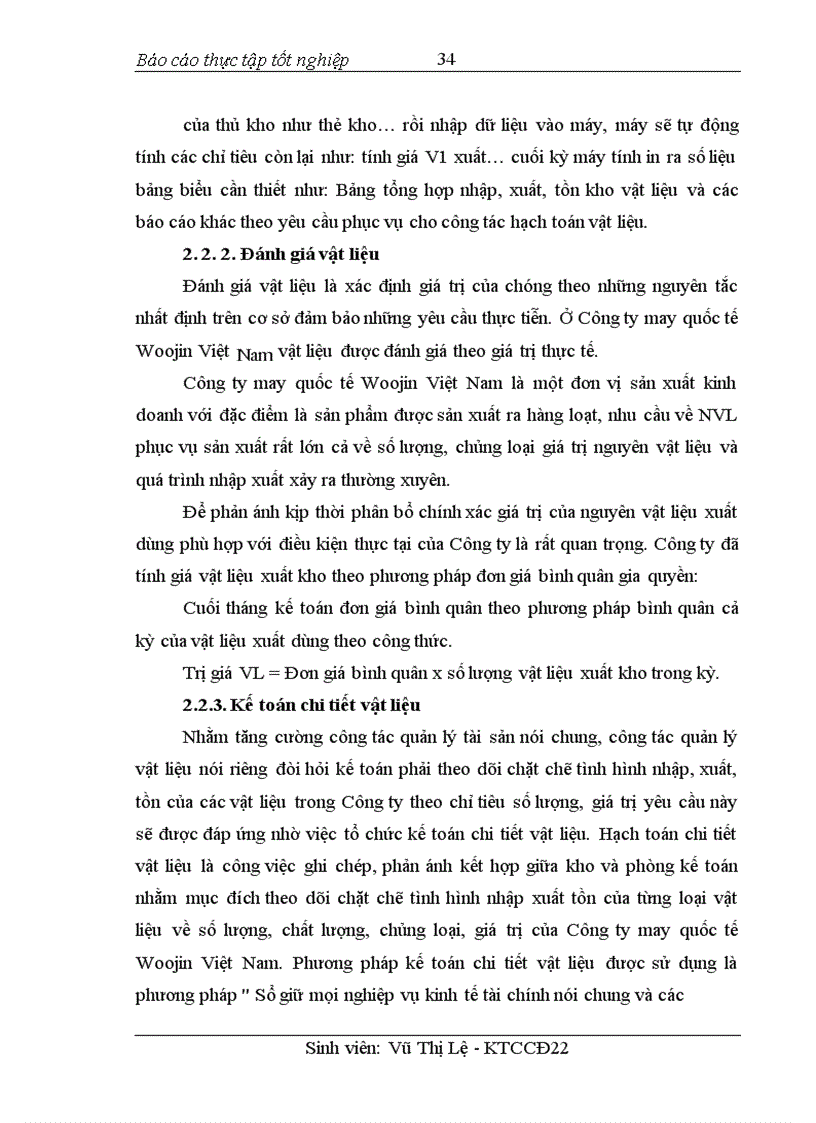 image for page Tổ chức kế toán nguyên vật liệu và phân tích tình hình quản lý sử dụng nguyên vật liệu tại Công ty may quốc tế Woojin Việt Nam