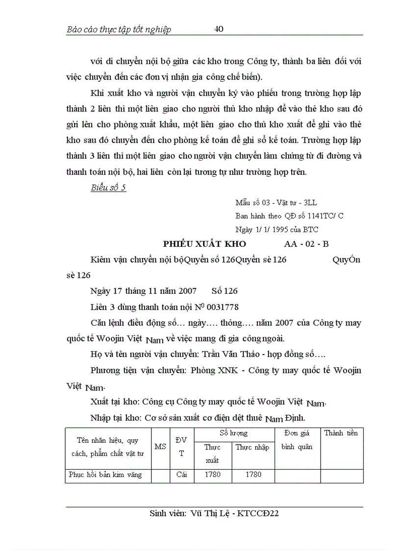 image for page Tổ chức kế toán nguyên vật liệu và phân tích tình hình quản lý sử dụng nguyên vật liệu tại Công ty may quốc tế Woojin Việt Nam
