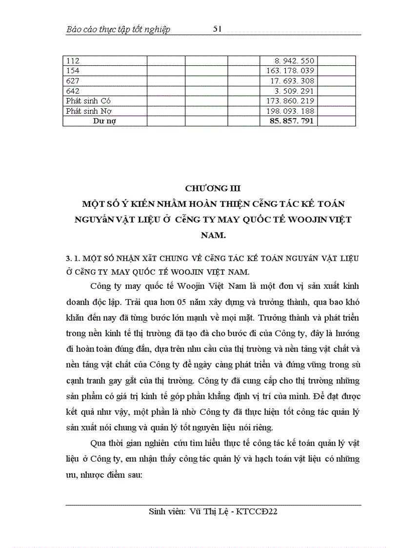 image for page Tổ chức kế toán nguyên vật liệu và phân tích tình hình quản lý sử dụng nguyên vật liệu tại Công ty may quốc tế Woojin Việt Nam