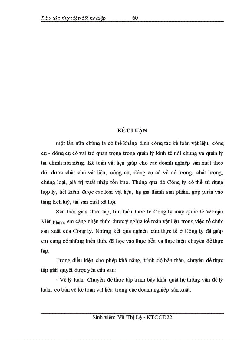 image for page Tổ chức kế toán nguyên vật liệu và phân tích tình hình quản lý sử dụng nguyên vật liệu tại Công ty may quốc tế Woojin Việt Nam
