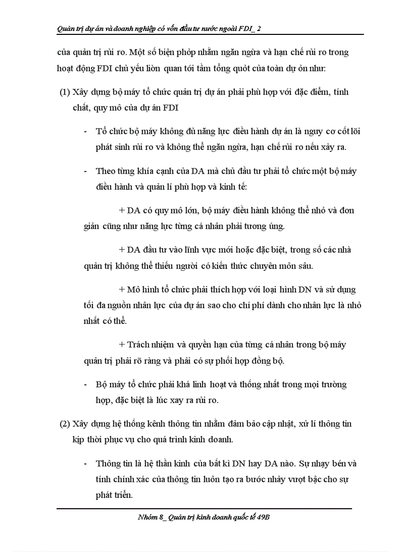 image for page Quản trị dự án và doanh nghiệp có vốn đầu tư nước ngoài FDI_