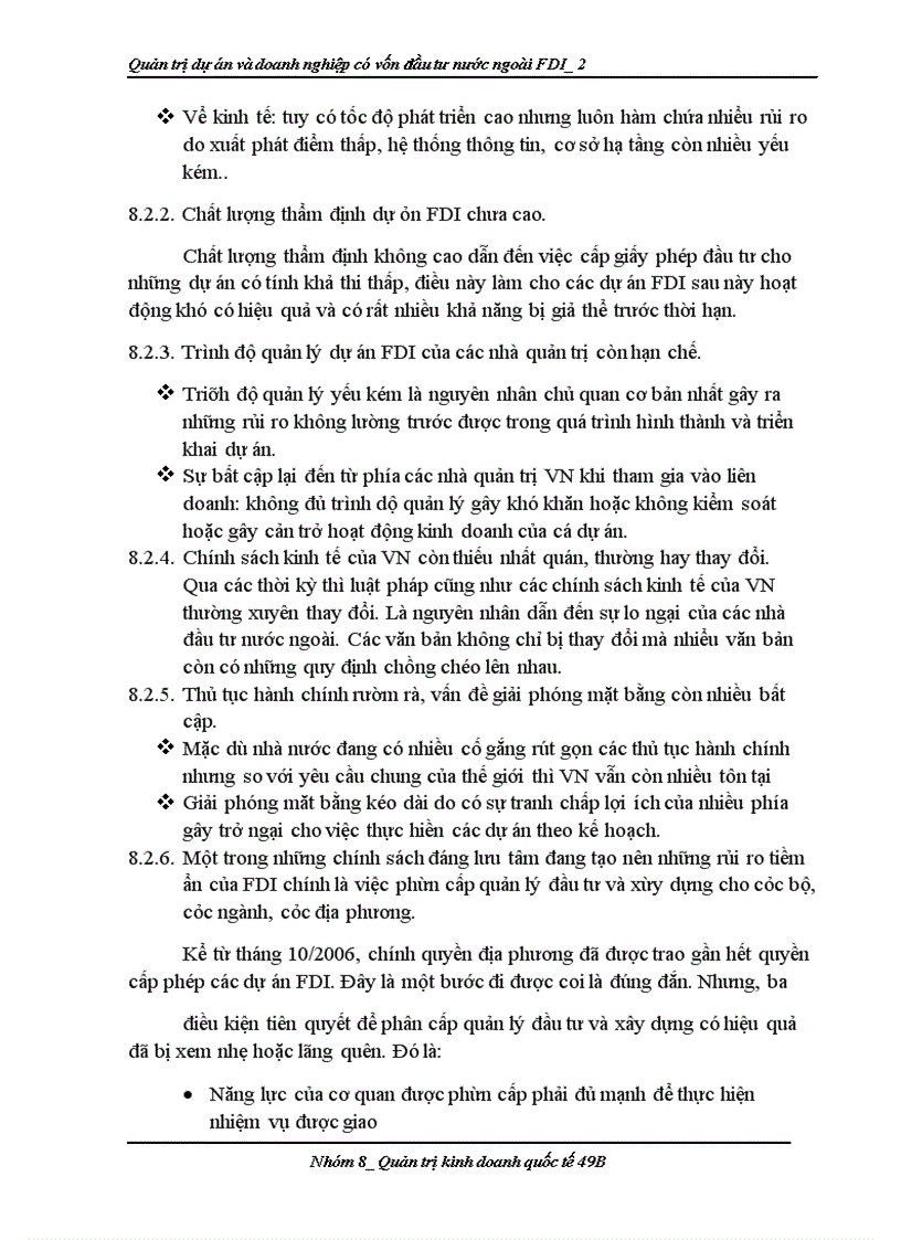 image for page Quản trị dự án và doanh nghiệp có vốn đầu tư nước ngoài FDI_