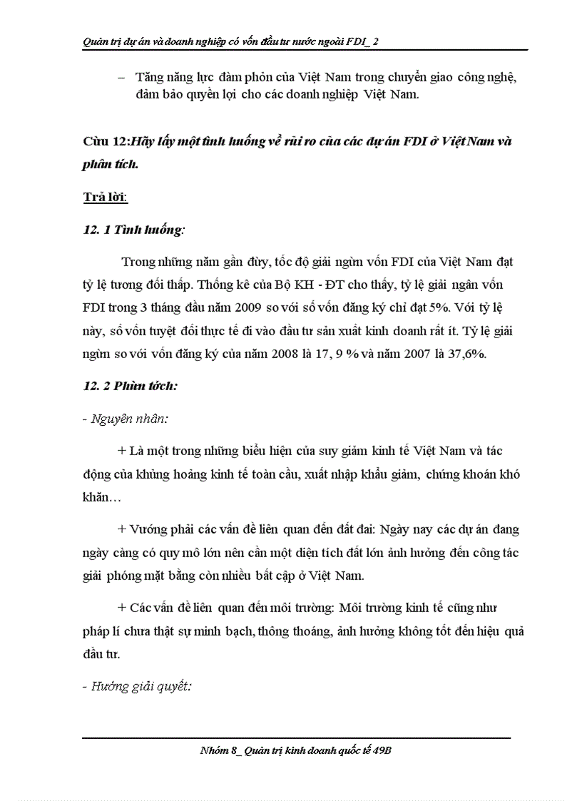 image for page Quản trị dự án và doanh nghiệp có vốn đầu tư nước ngoài FDI_