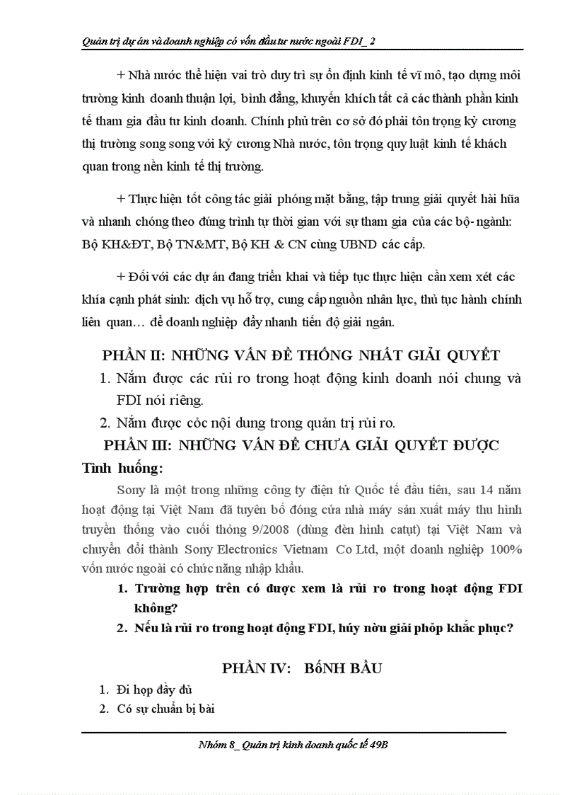 image for page Quản trị dự án và doanh nghiệp có vốn đầu tư nước ngoài FDI_