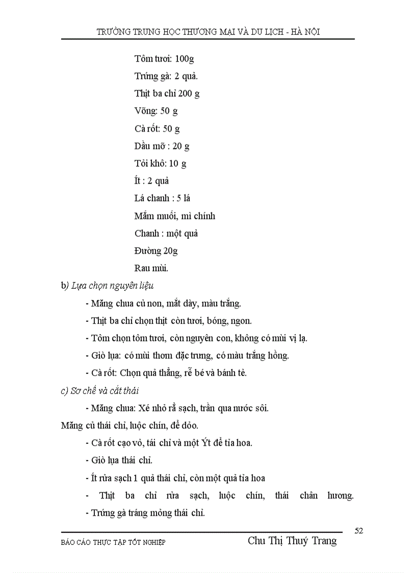 image for page Quy trình chế biến một số món ăn Á