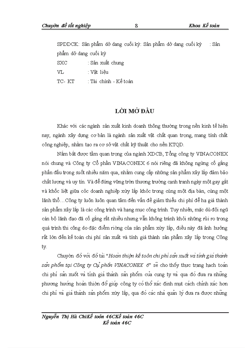 image for page Hoàn thiện kế toán chi phí sản xuất và tính giá thành sản phẩm tại công ty cổ phần vinaconex