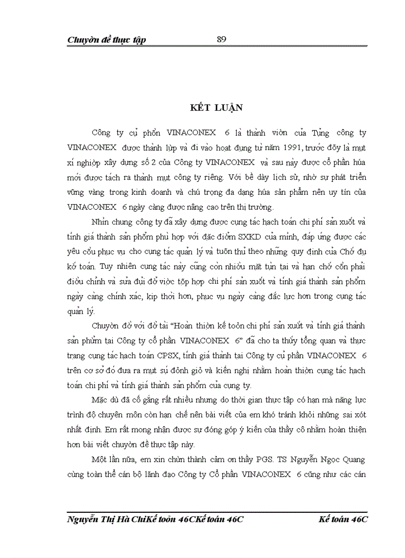 image for page Hoàn thiện kế toán chi phí sản xuất và tính giá thành sản phẩm tại công ty cổ phần vinaconex