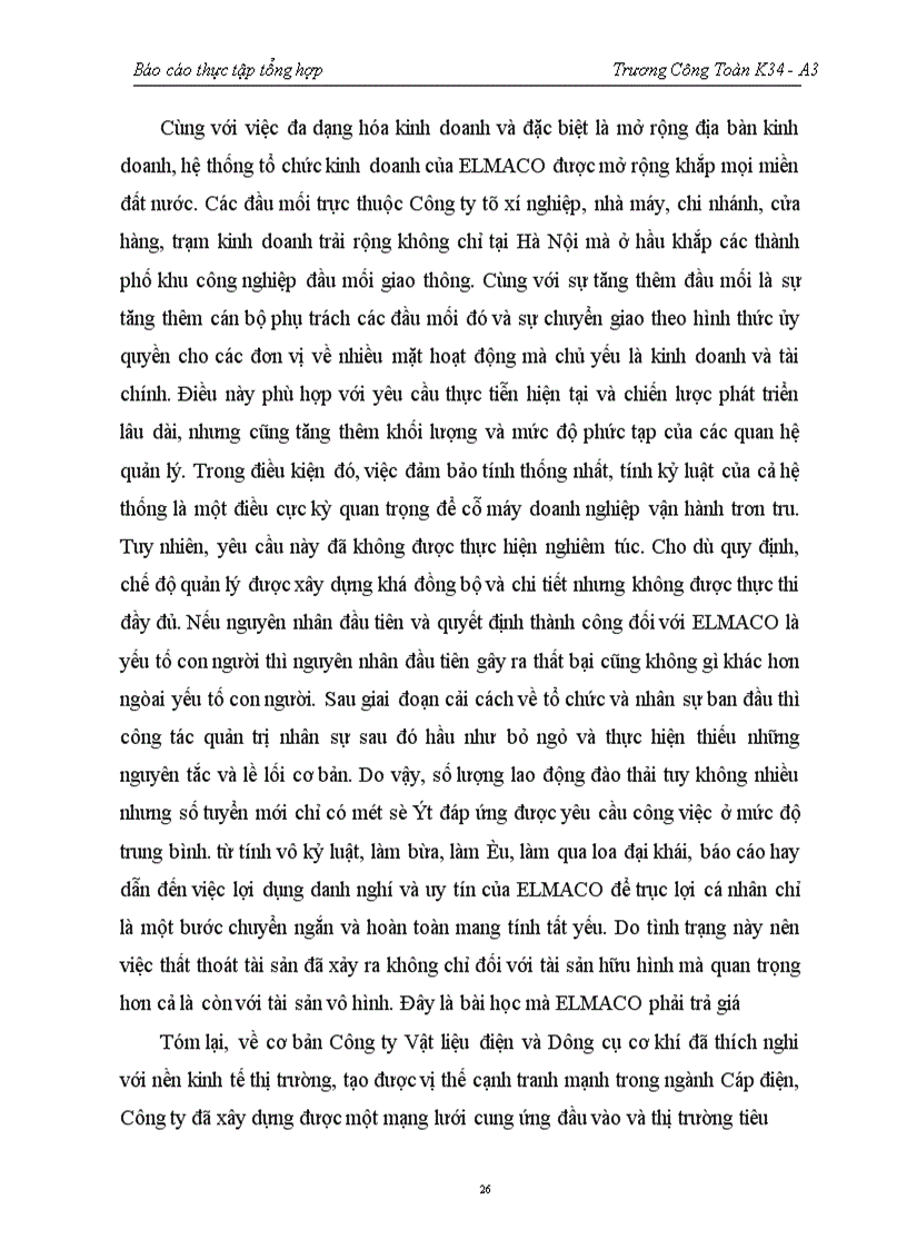 image for page Hoạt động của công ty vật liệu điện và dụng cụ cơ khí Elmaco.