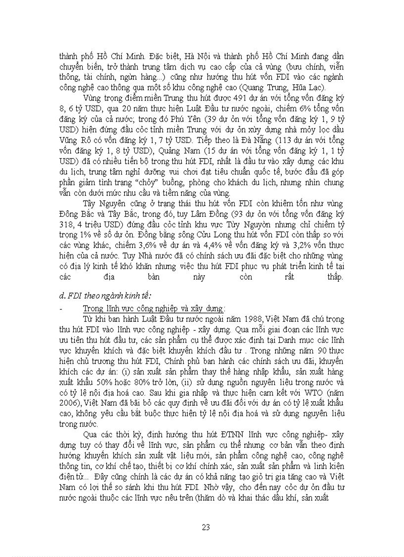 image for page Tình hình thu hút Vốn đầu tư nước ngoài và tác động của nó đến tăng trưởg kinh tế ở Việt Nam