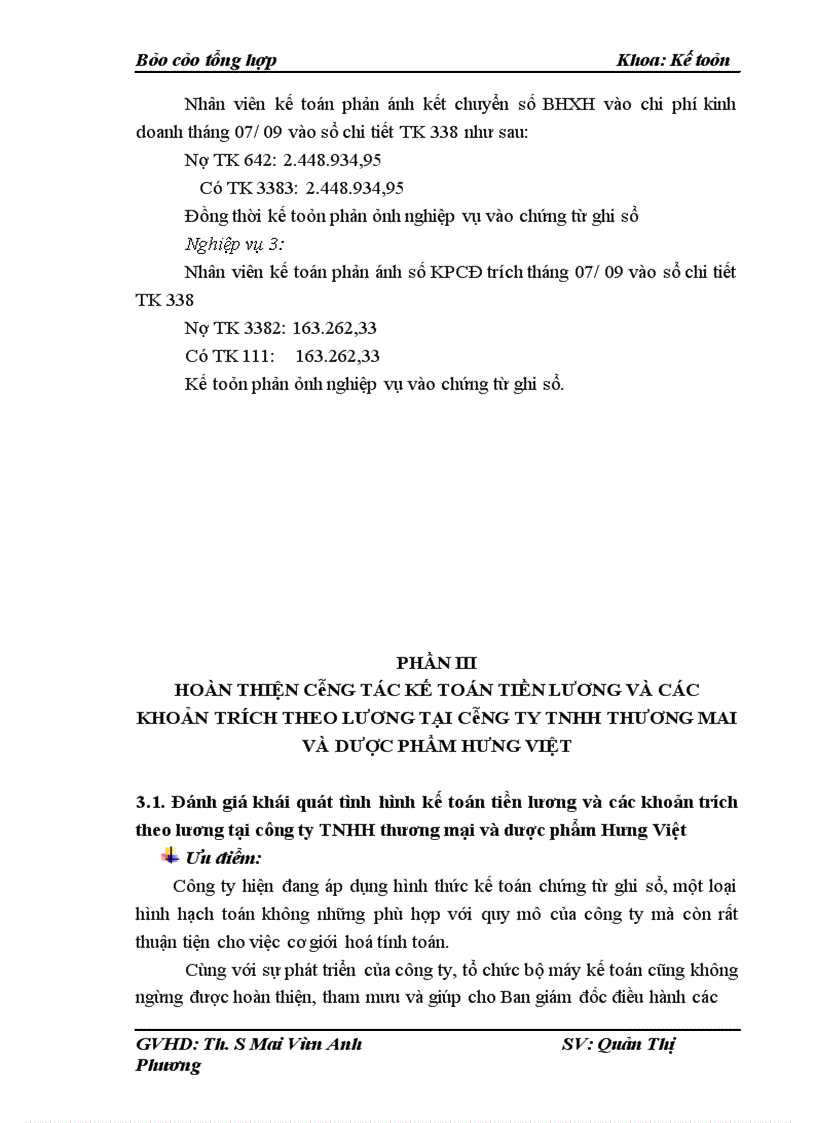image for page Thực trạng kế toán tiền lương và các khoản trích theo lương tại công ty tnhh thương mại và dược phẩm hưng việt