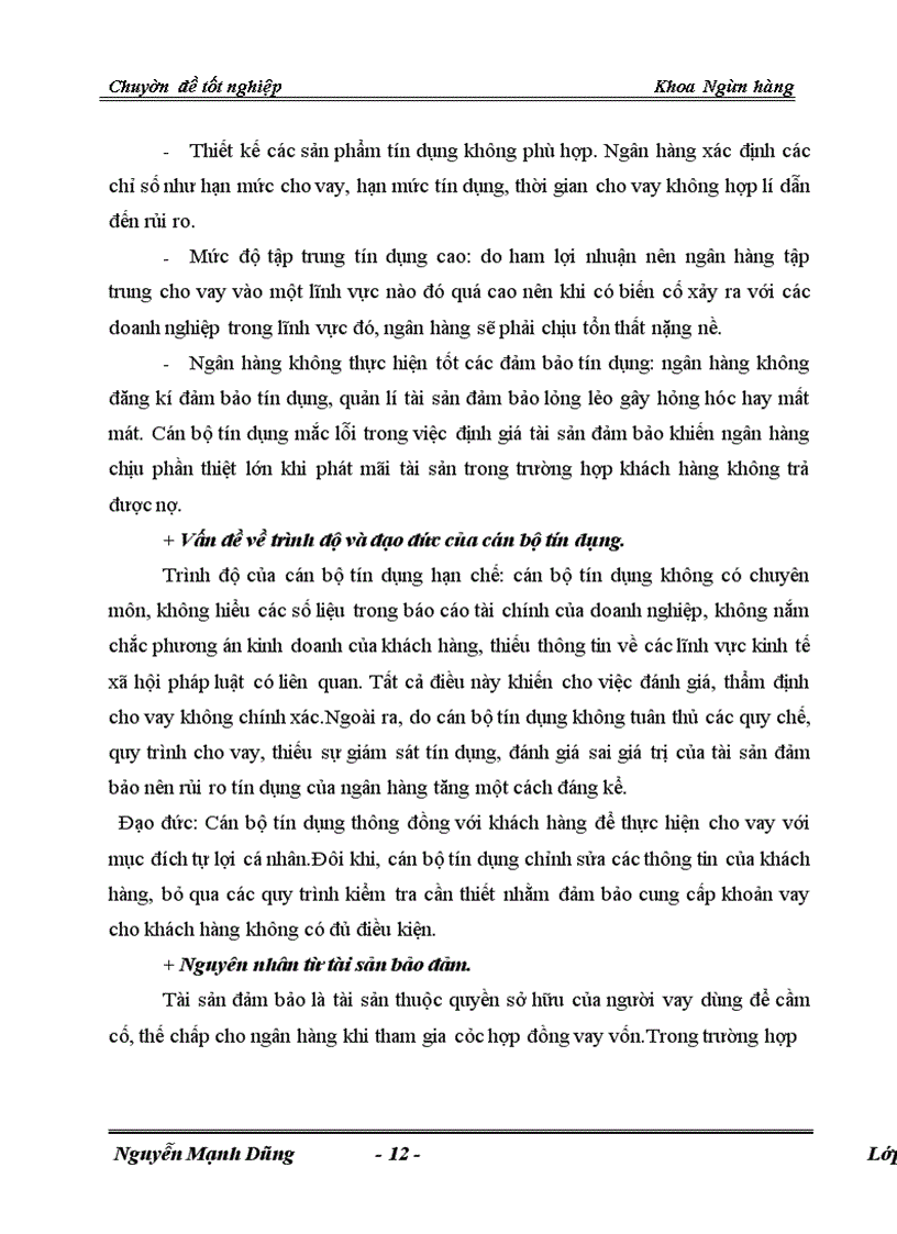 image for page Giải pháp phòng ngừa và hạn chế rủi ro tín dụng tại Chi nhánh Ngân hàng Đầu Tư Phát Triển BIDV Hà Tây