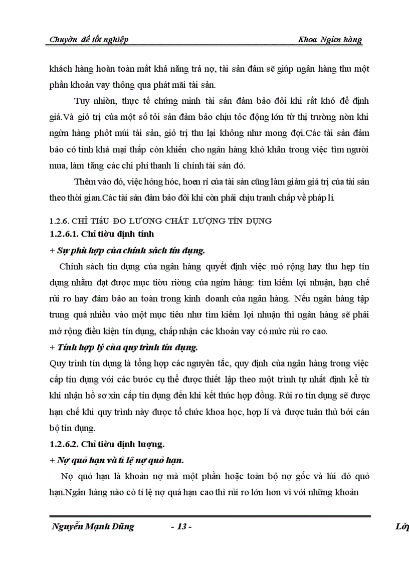 image for page Giải pháp phòng ngừa và hạn chế rủi ro tín dụng tại Chi nhánh Ngân hàng Đầu Tư Phát Triển BIDV Hà Tây