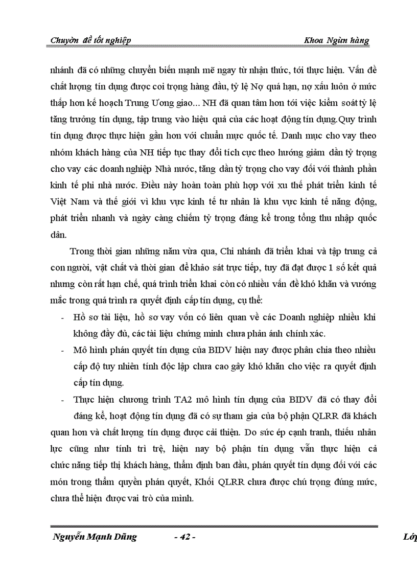 image for page Giải pháp phòng ngừa và hạn chế rủi ro tín dụng tại Chi nhánh Ngân hàng Đầu Tư Phát Triển BIDV Hà Tây