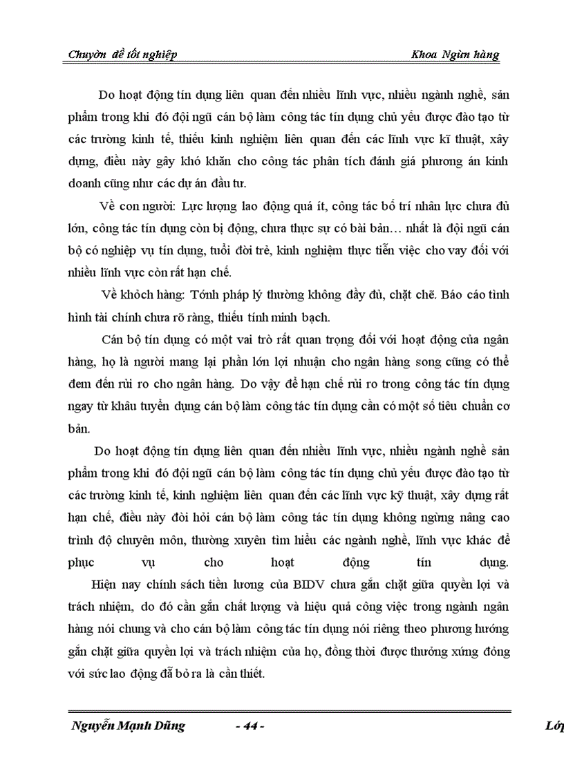 image for page Giải pháp phòng ngừa và hạn chế rủi ro tín dụng tại Chi nhánh Ngân hàng Đầu Tư Phát Triển BIDV Hà Tây