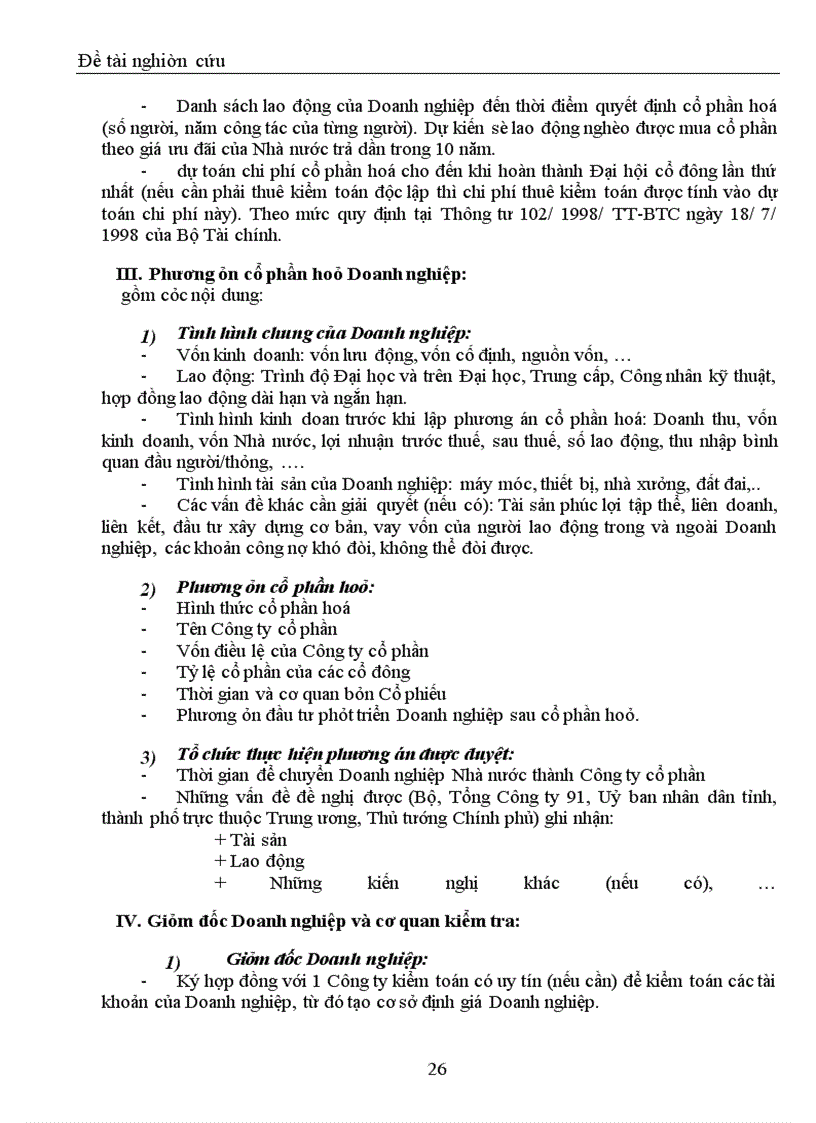 image for page Lý luận chung về cổ phần hóa trong DNNN