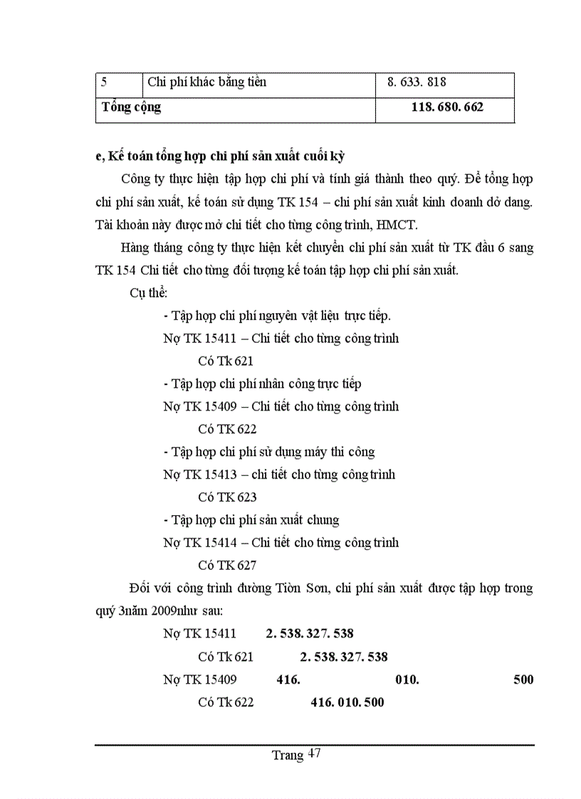 image for page Hoàn thiện kế toán chi phí sản xuất và tính giá thành sản phẩm xây lắp tại Cụng ty Cổ phần Đầu tư xõy dựng Hải Long