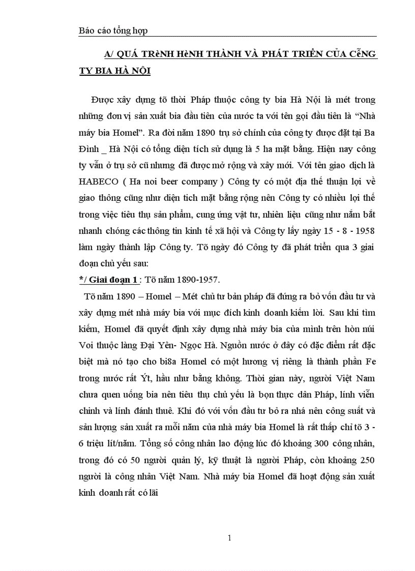 image for page Phương hướng phát triển của Công ty Bia Hà Nội trong thời gian tới cùng những cơ hội và thách thức