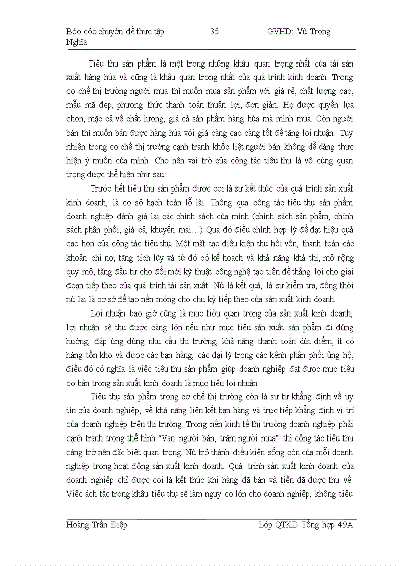 image for page Nâng cao hiệu quả tiêu thụ sản phẩm của Công ty TNHH Thương Mại Minh Tiến