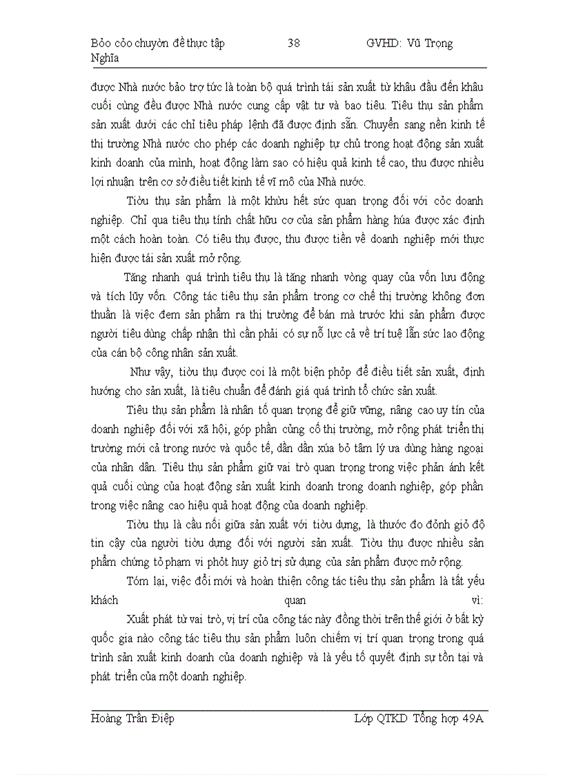 image for page Nâng cao hiệu quả tiêu thụ sản phẩm của Công ty TNHH Thương Mại Minh Tiến