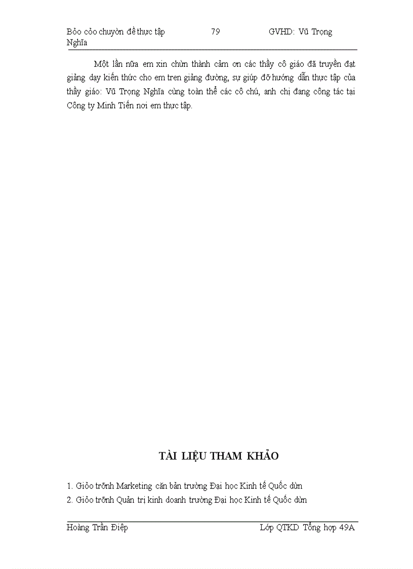 image for page Nâng cao hiệu quả tiêu thụ sản phẩm của Công ty TNHH Thương Mại Minh Tiến