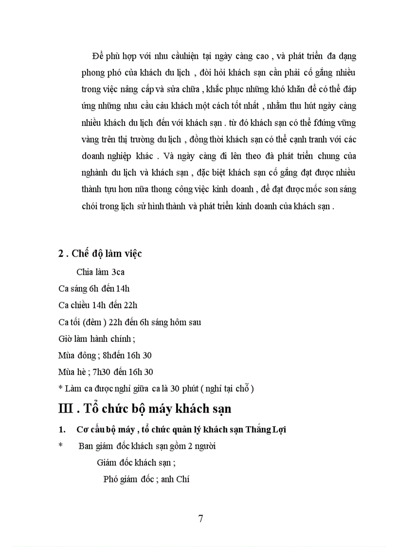 image for page Nghiệp vụ phục vụ buồng tại khách sạn Thắng Lợi