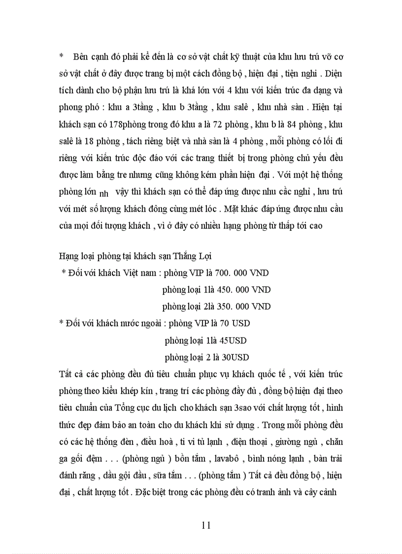 image for page Nghiệp vụ phục vụ buồng tại khách sạn Thắng Lợi