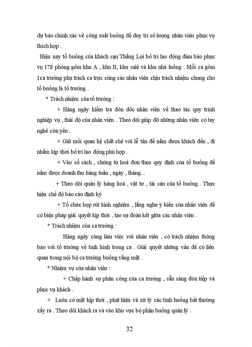 image for page Nghiệp vụ phục vụ buồng tại khách sạn Thắng Lợi