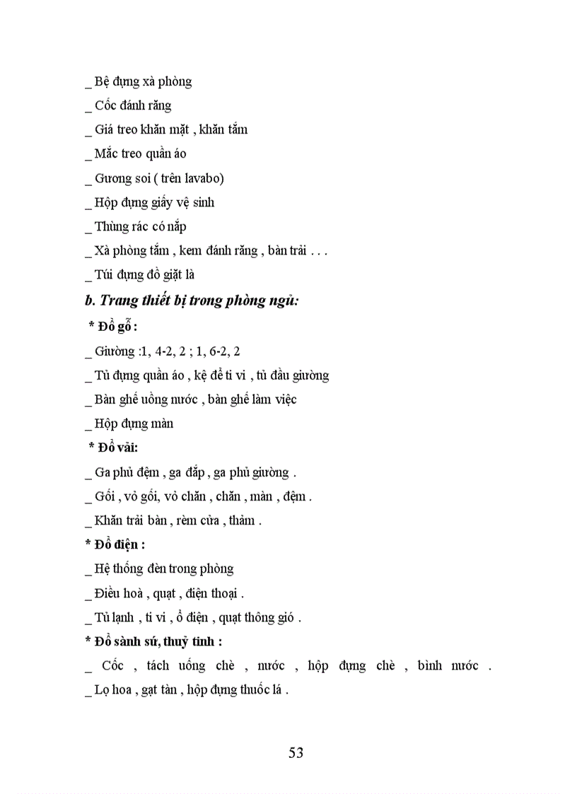 image for page Nghiệp vụ phục vụ buồng tại khách sạn Thắng Lợi