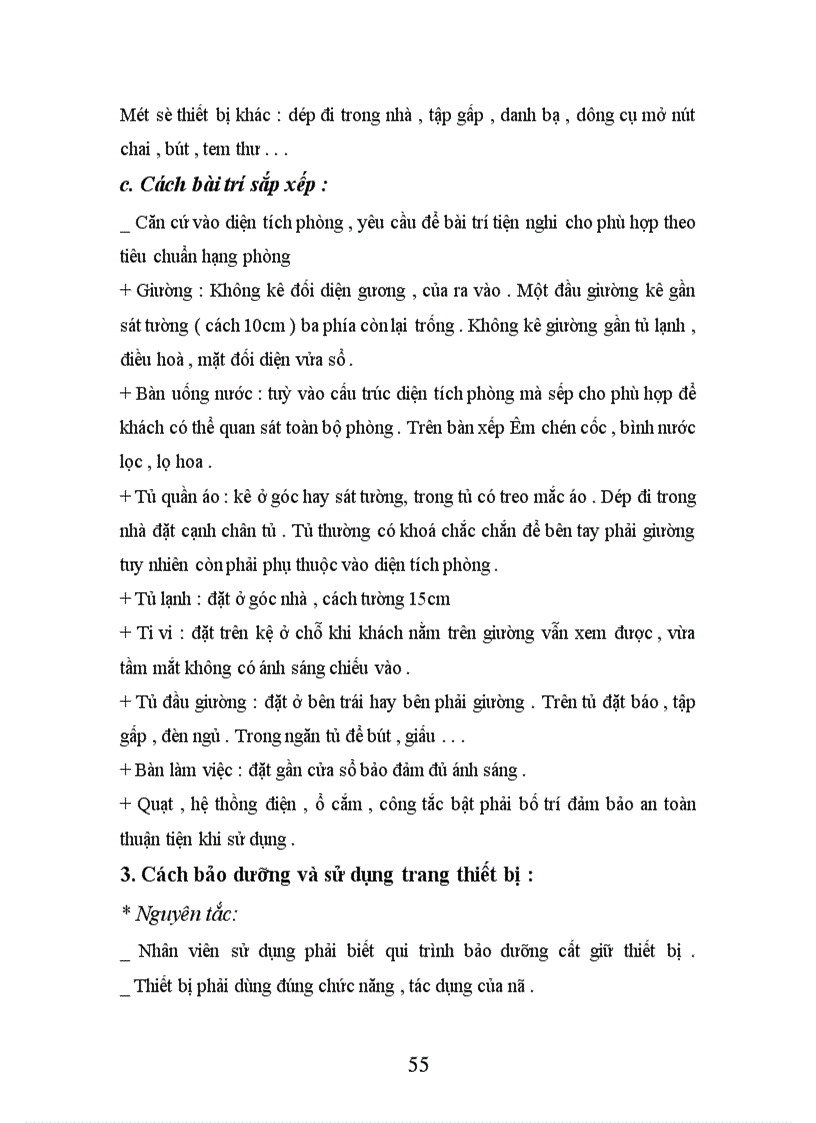 image for page Nghiệp vụ phục vụ buồng tại khách sạn Thắng Lợi