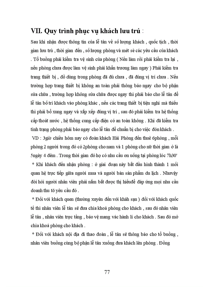 image for page Nghiệp vụ phục vụ buồng tại khách sạn Thắng Lợi