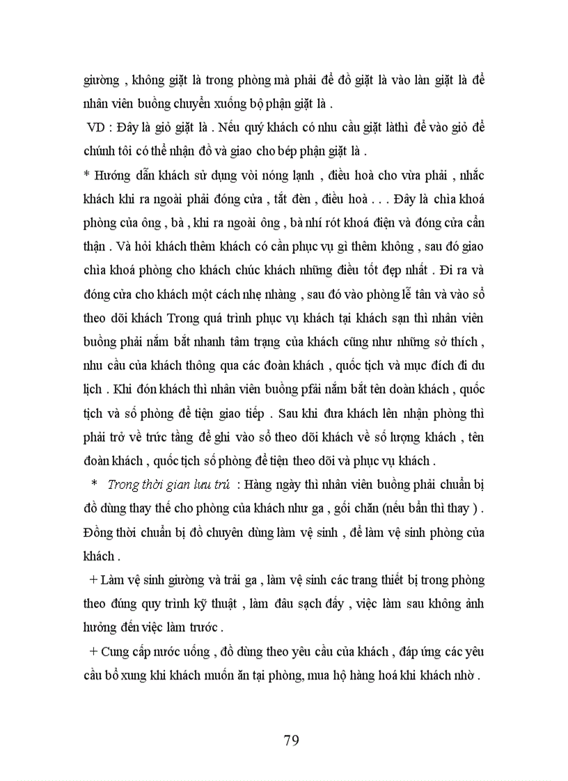 image for page Nghiệp vụ phục vụ buồng tại khách sạn Thắng Lợi