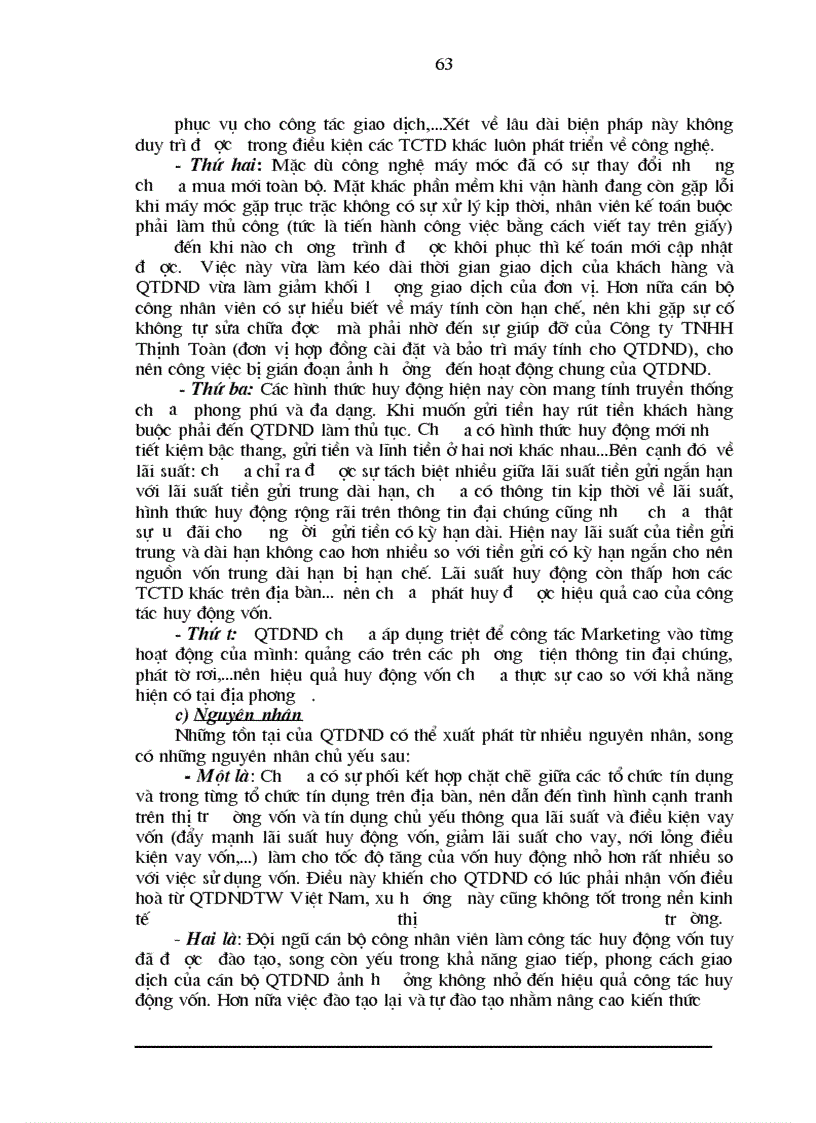 image for page Giải pháp nhằm nâng cao hiệu quả công tác kế toán huy động vốn tại QTDND Phú Thịnh - Tỉnh Hà tây