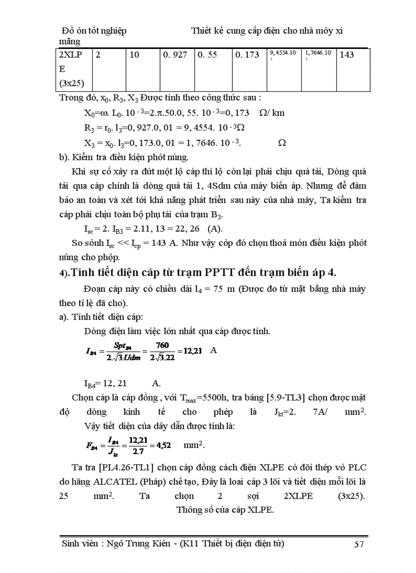image for page Thiết kế cung cấp điện cho nhà máy xi măng