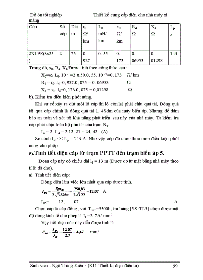 image for page Thiết kế cung cấp điện cho nhà máy xi măng