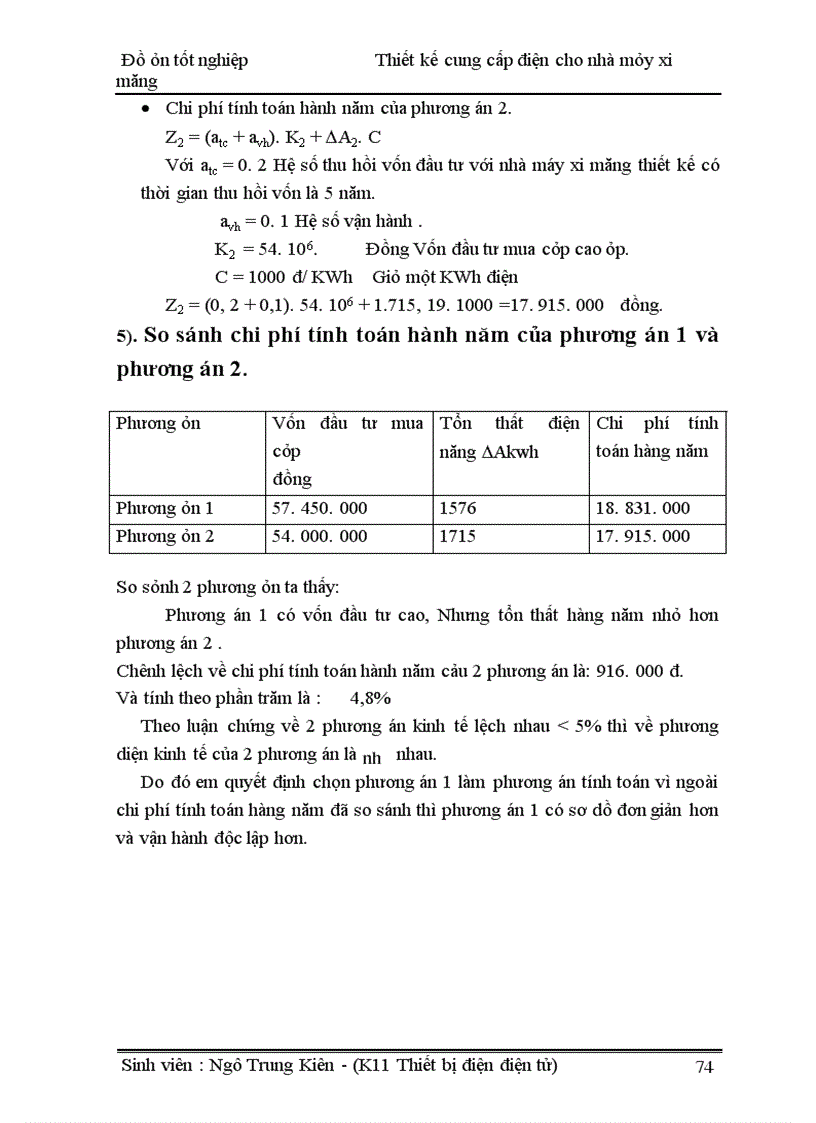 image for page Thiết kế cung cấp điện cho nhà máy xi măng